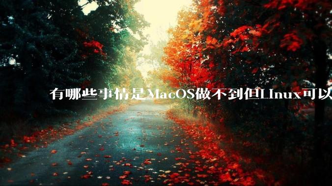 有哪些事情是MacOS做不到但Linux可以做到的？